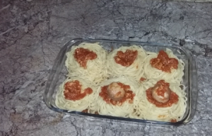 Spaghetti au four par Chhiwate Dari
