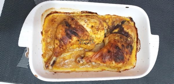 cuisses de poulet au four-poulet tandoori- أفخاد الدجاج بالفرن