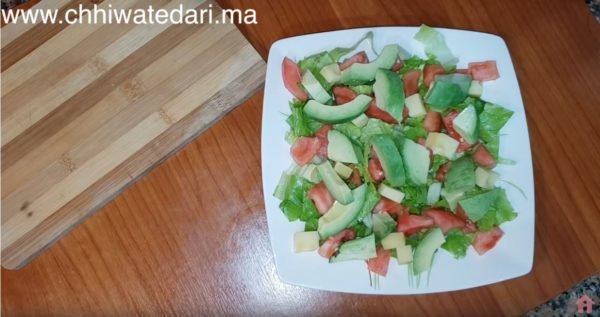 شلاضة بالدجاج - Salade au poulet